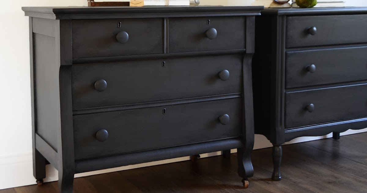 His and Hers Mismatched Nightstands in Deep Grey A Ray of Sunlight
