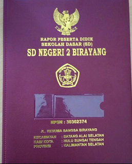 Cetak Sampul Raport K13 DI Aceh