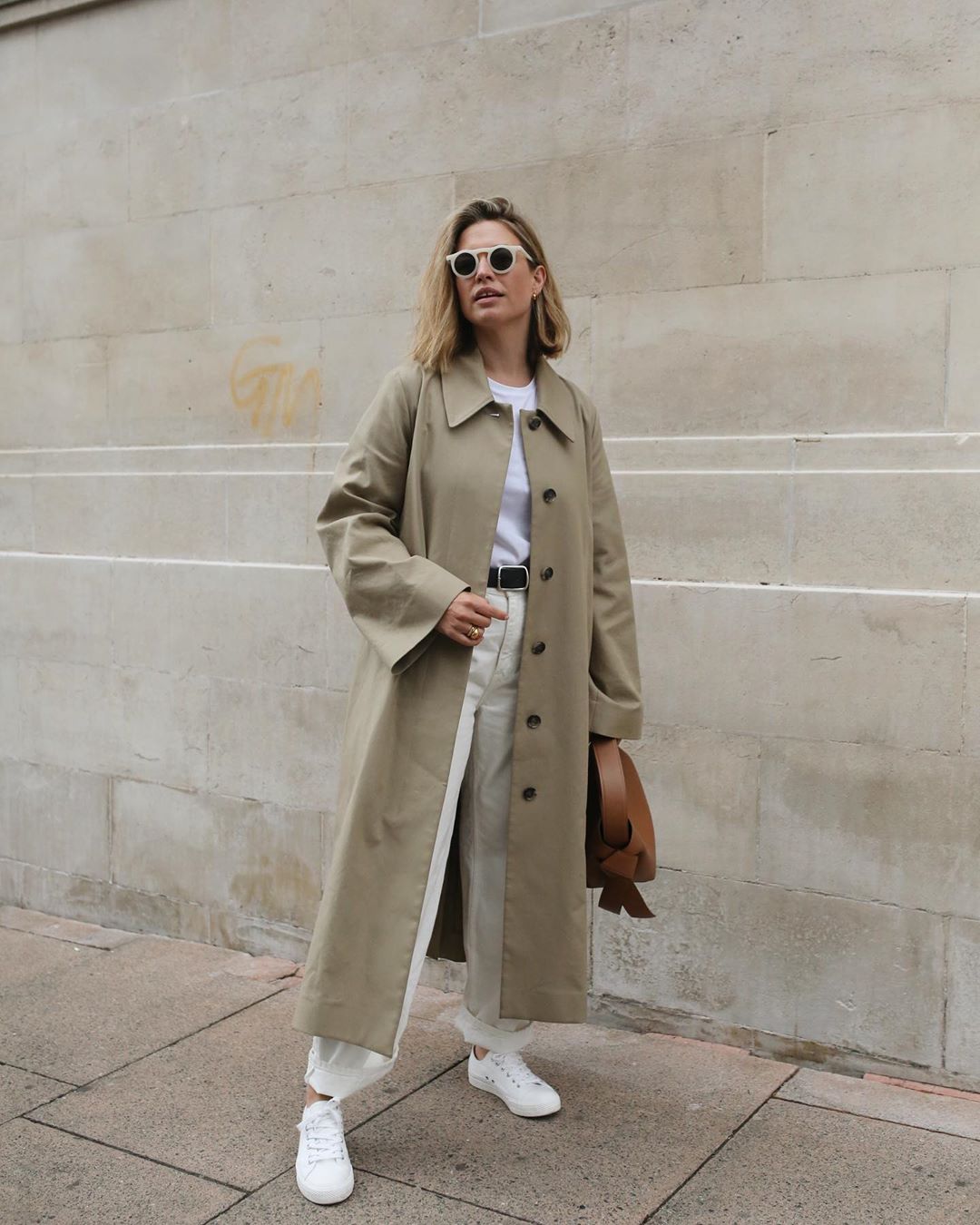 An Off-Duty Take on the Trench Coat for Fall