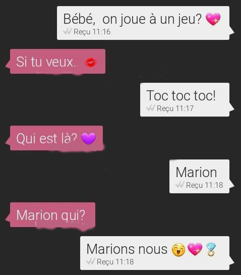 marions nous sms