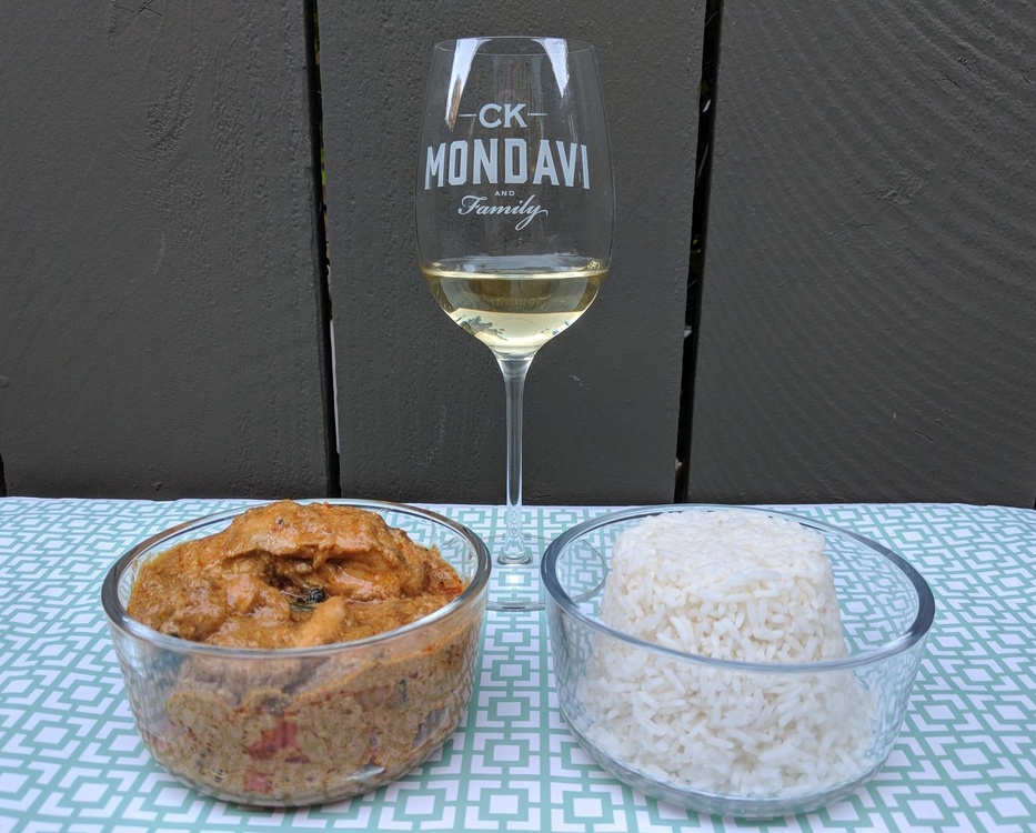 Spicy Chicken Curry Paired With CK Mondavi and Family Wines Diva Likes