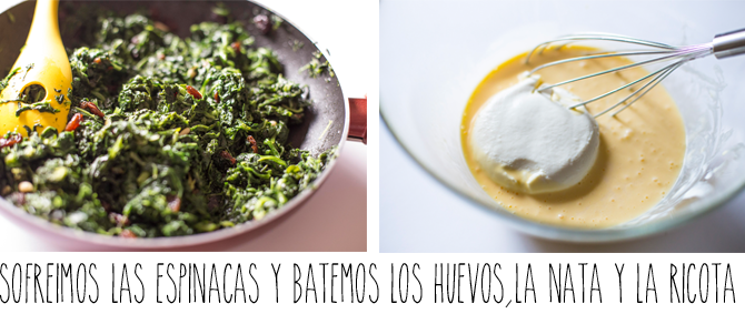 Receta quiche de espinacas