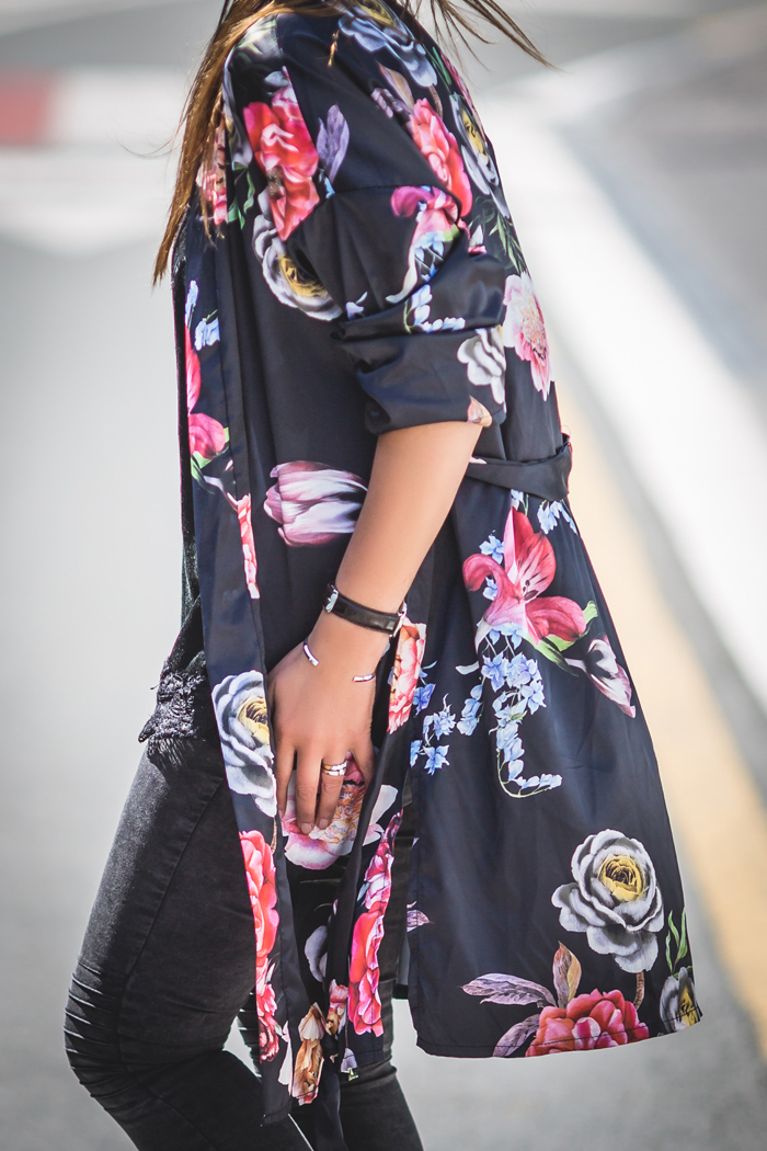 Kimono Flores , Lucía Díez , es cuestión de estilo , flores tendencia