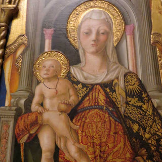 Close up of madonna and child