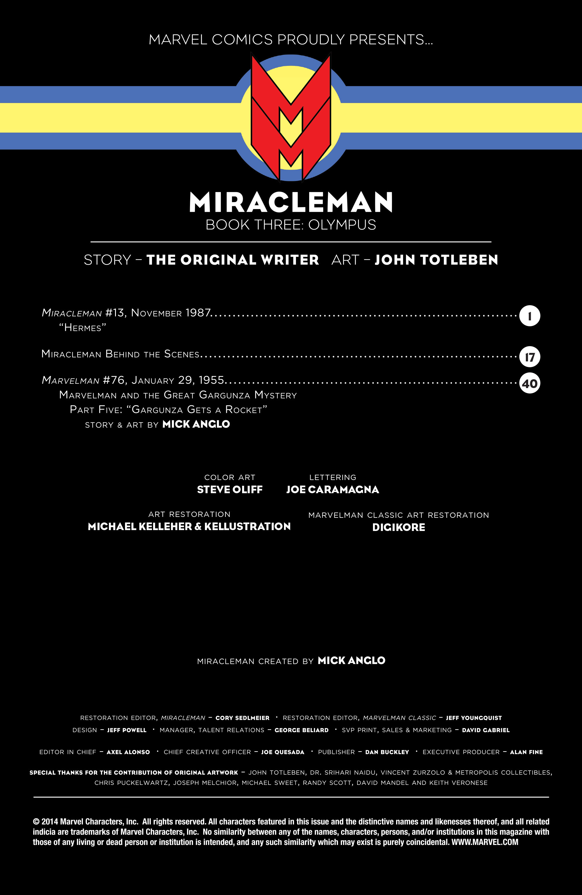 Read online Miracleman comic -  Issue #13 - 2