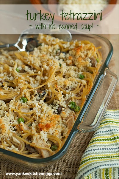 turkey tetrazzini with homemade condensed soup