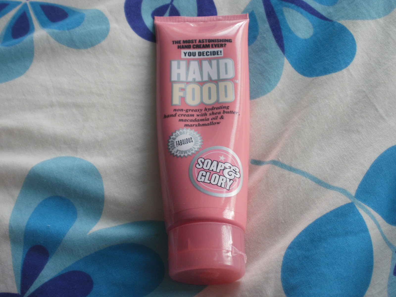 Faeries and Fashion Soap and Glory Hand Food hand cream Review