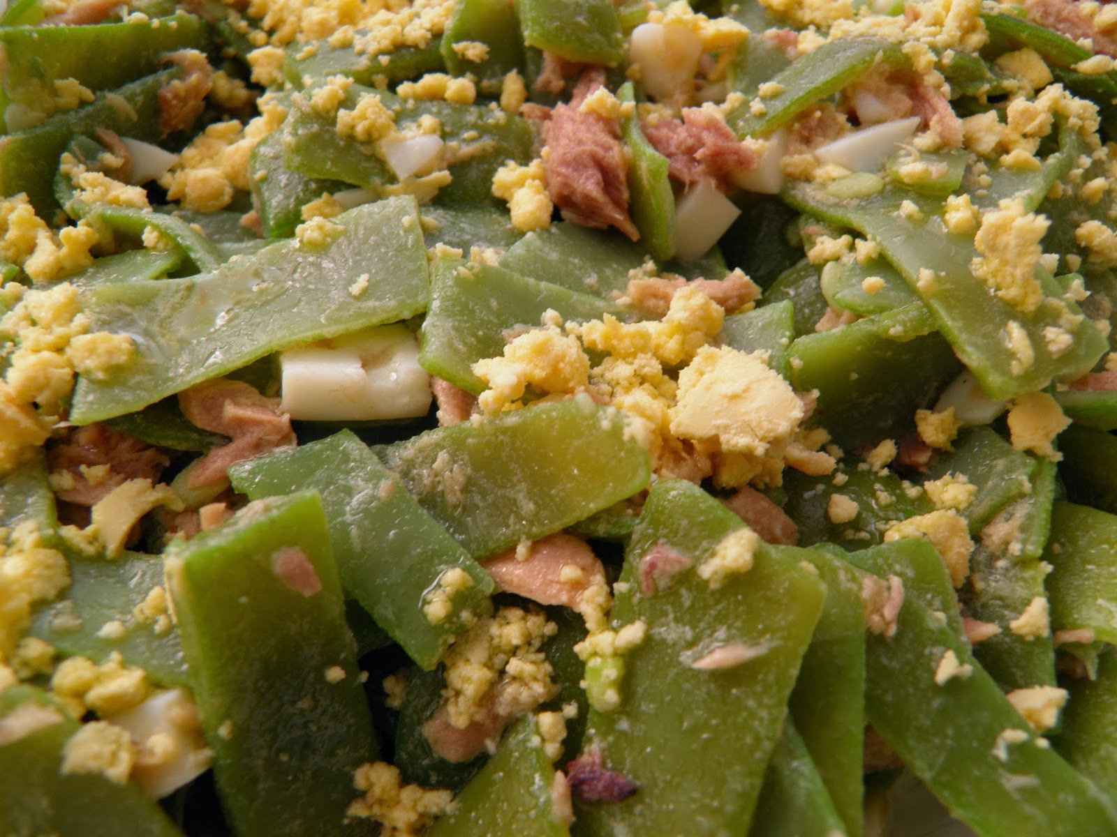 LAS RECETAS DE PEPEJO ENSALADA DE JUDÍAS VERDES CON ATÚN Y HUEVO