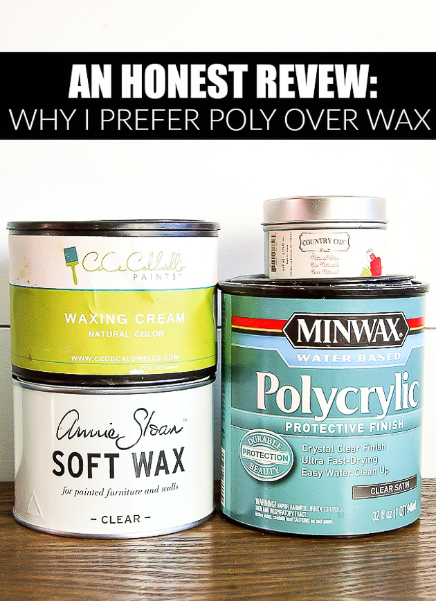 Paste Wax Polycrylic Over Chalk Paint Polycrylic Over Chalk Paint