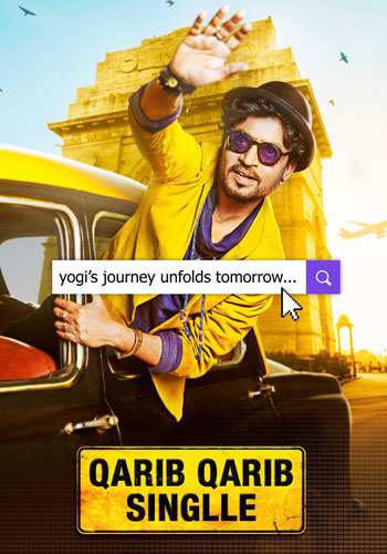 Qarib Qarib Singlle 2017 Hindi Movie 720p DVDRip 900Mb watch Online Download Full Movie 9xmovies word4ufree moviescounter bolly4u 300mb movie
