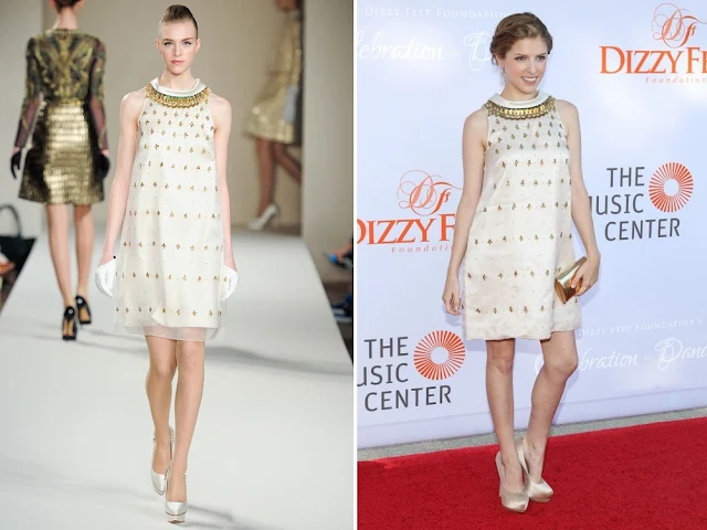 Anna Kendrick in TemperleyLondon (Fall 2013) - 3rd Annual Dizzy Fett Foundation's Celebration of Dance Gala