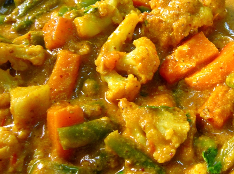 Uma's Recipes Vegetable Kolhapuri Recipe A Specialty From The State