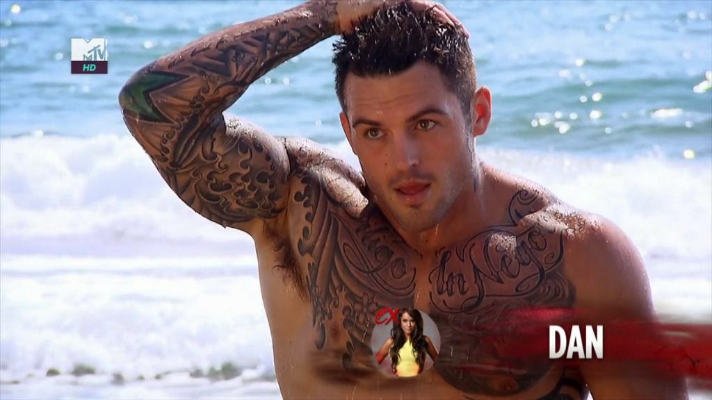Daniel Conn (Ex Aussie rugby Player) naked bum in Ex On The Beach-S01E04! 