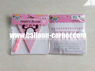 Bunting Flag HAPPY BIRTHDAY Minnie Mouse