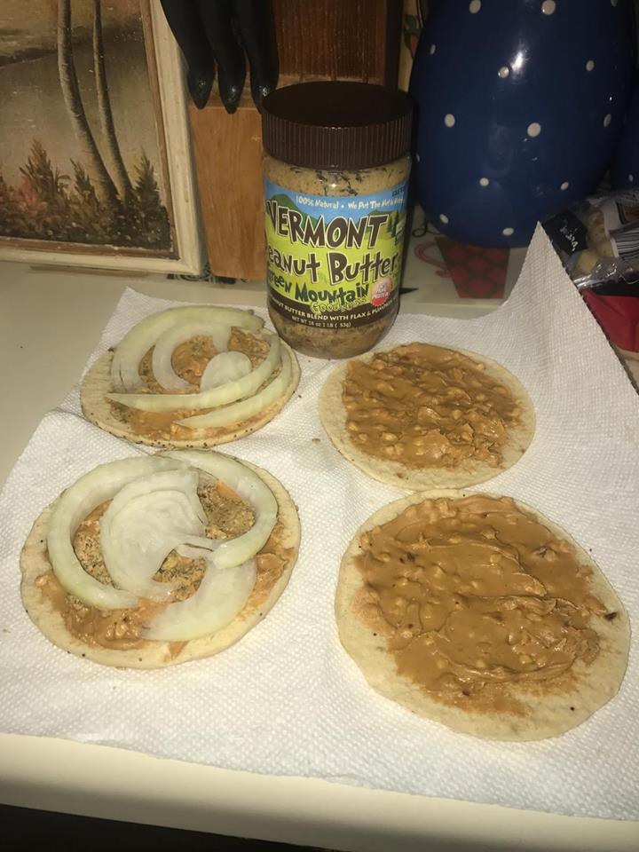 Trail Tales Peanut Butter and Onion Sandwiches The Ultimate Food