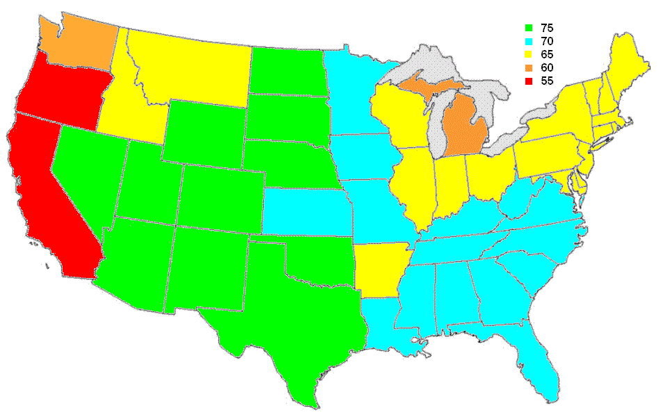 More in Sanity: 2012 Truck Speed Limits Map