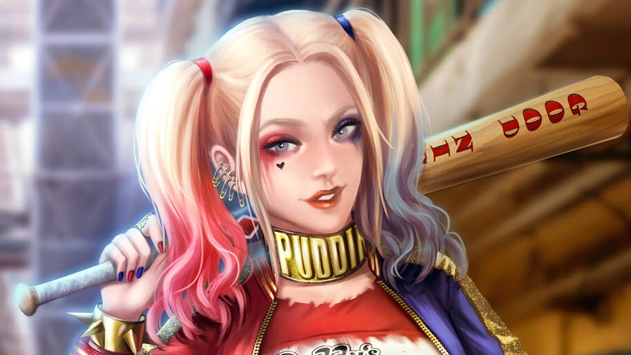 Harley Quinn, Art, 4K, #6.407