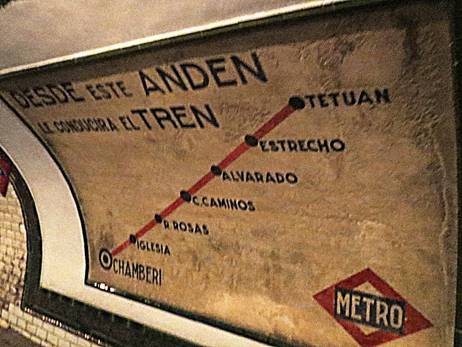 Antonio Palacios. Metro de Madrid