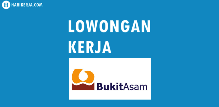Lowongan Kerja PT Bukit Asam PTBA 20212022 Lowongan