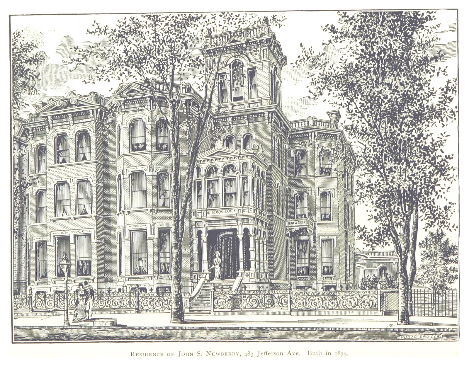 The Picturesque Style Italianate Architecture The H. R. Newberry