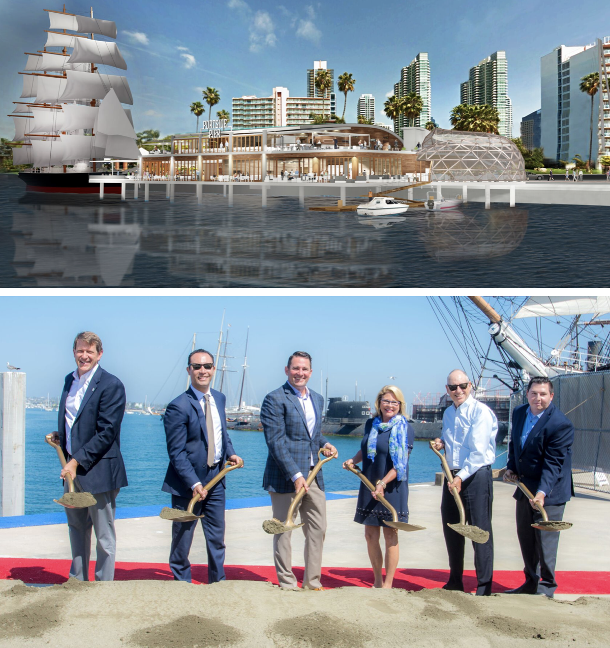 SanDiegoVille Port Of San Diego & Brigantine Group Break Ground On