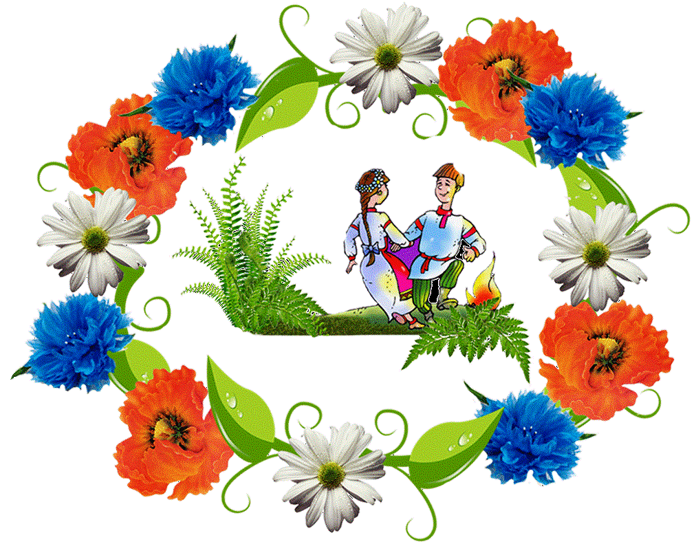 Венок из полевых цветов рисунок