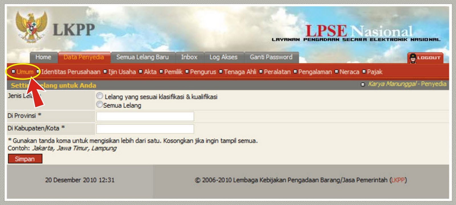 CARA UPLOAD,ENKRIPSI, DAFTAR DI LPSE SELURUH INDONESIA