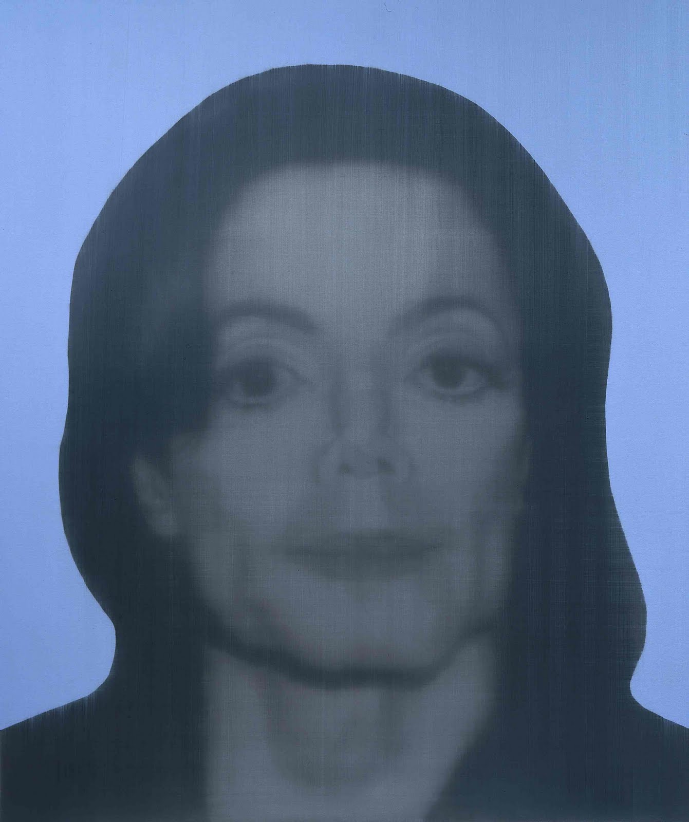 Alison Van Pelt Art Michael Jackson, oil on canvas, 7ft x 5ft, Los