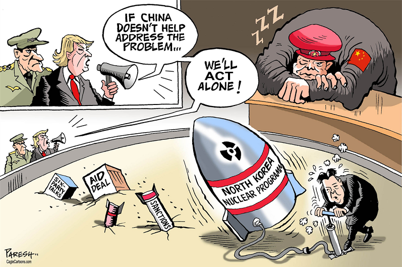 Карикатура корейской газеты на теракт в крокусе. КНДР карикатура. Северная Корея карикатуры.