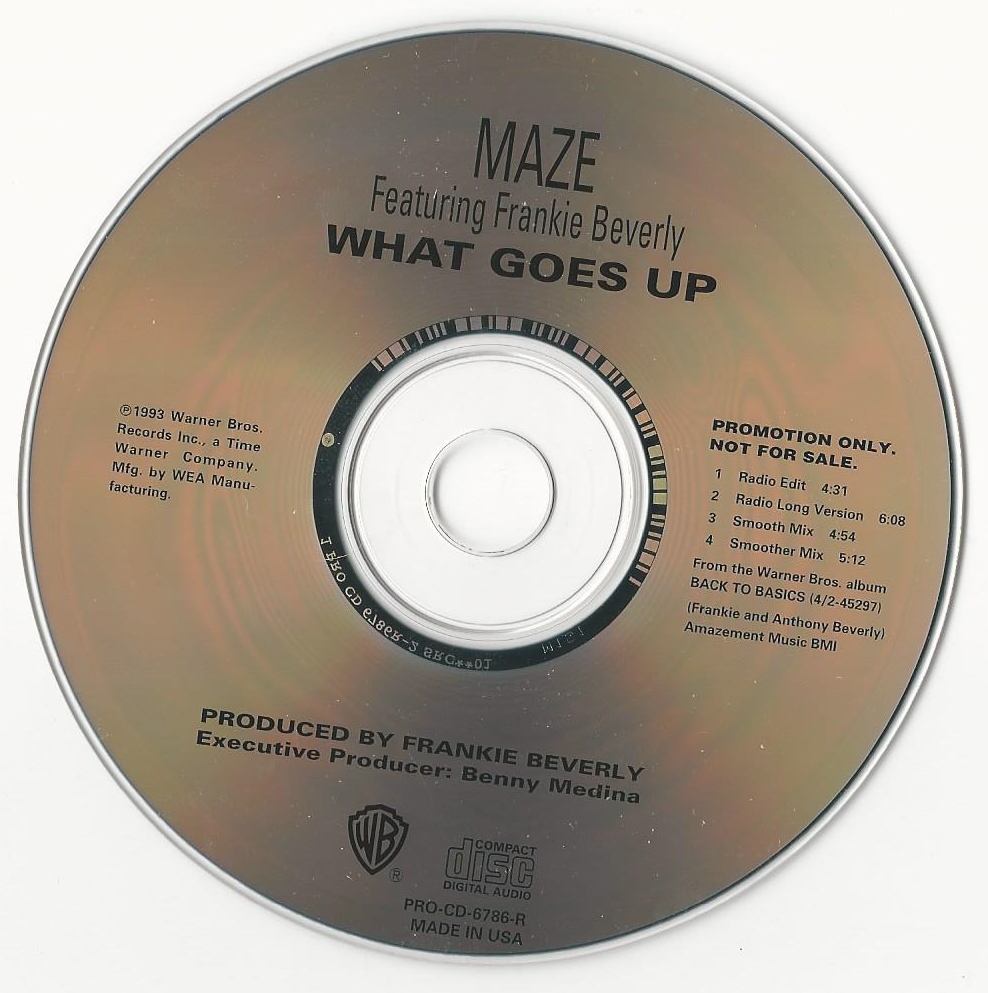 BabyBubba's Stash Maze Featuring Frankie Beverly ‎ What Goes Up