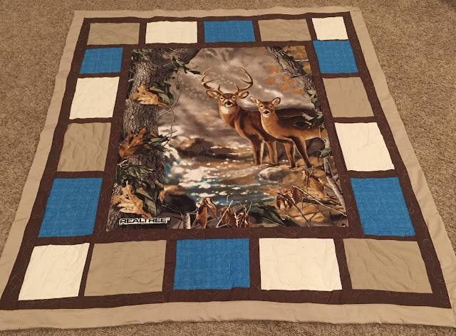 Deerecountry Quilts : Quilted Hunter's quilt