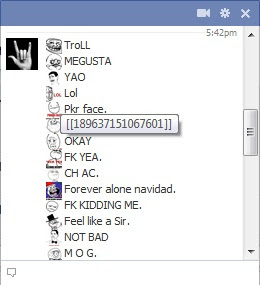 new facebook chat emotions