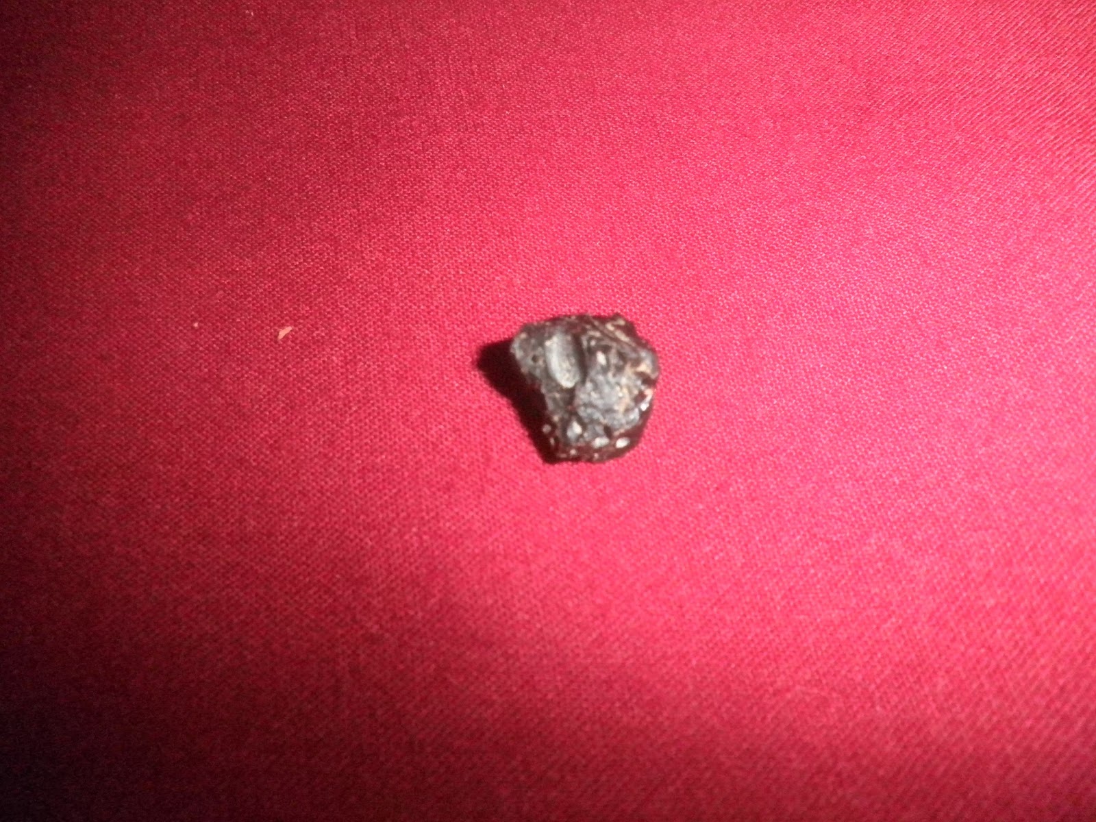 Tibetan Healing Amulet: Black Zhambala Tektite Meteorid Amulet