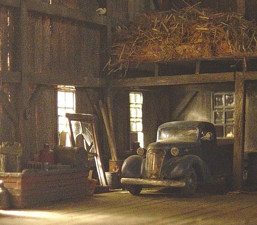 '37 chevy in the barn