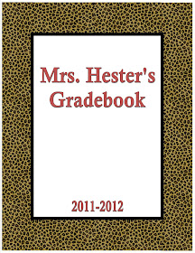 Mrs. Hester's Classroom : Paper Gradebook