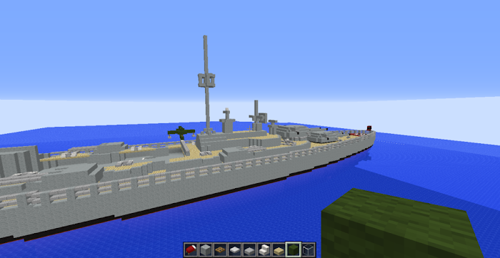 當個創世神 Minecraft 打造俾斯麥號戰艦圖文教學 娛樂計程車