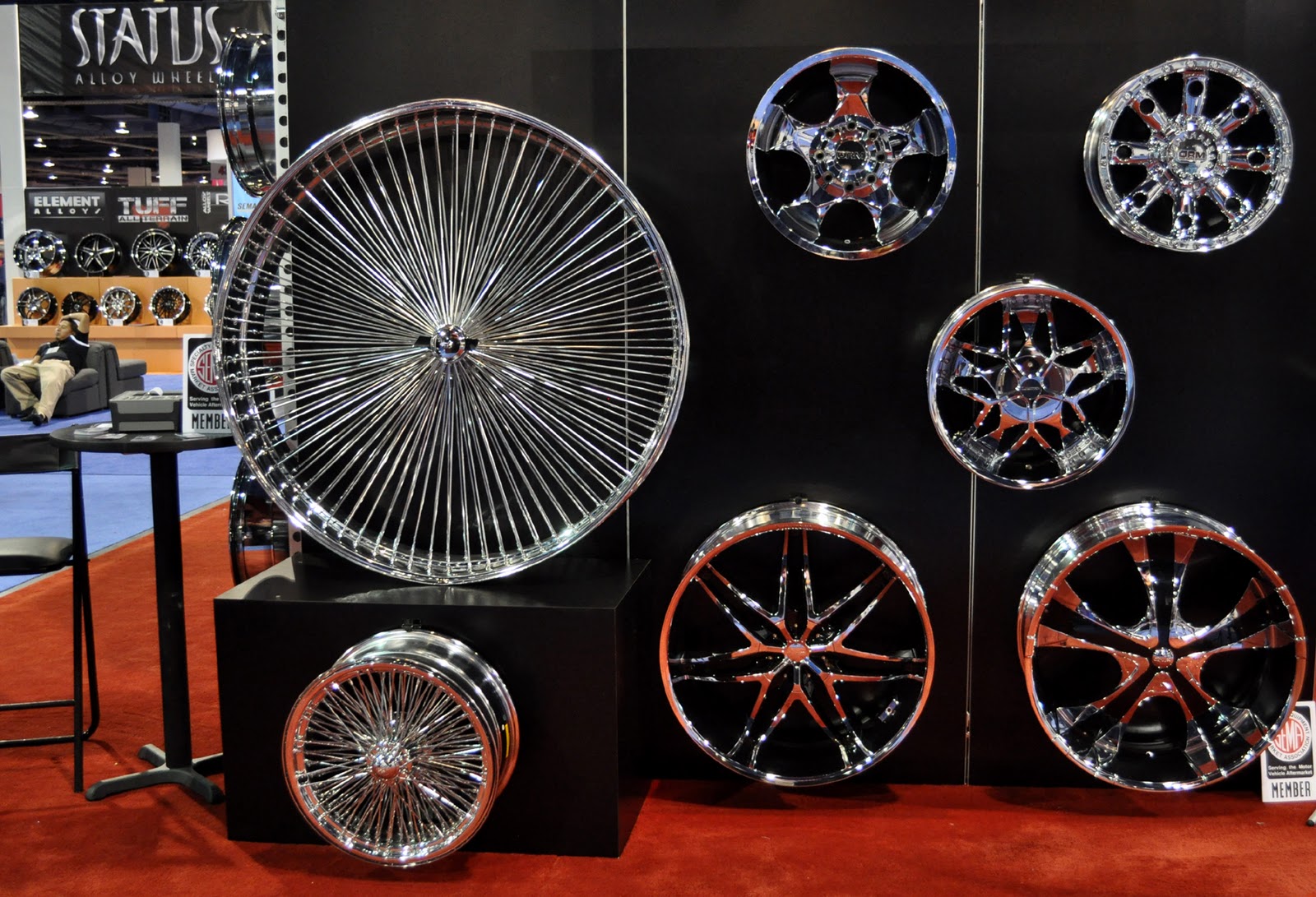 Just A Car Guy: the best rim displays at SEMA this year