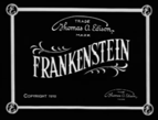 Frankenstein film title