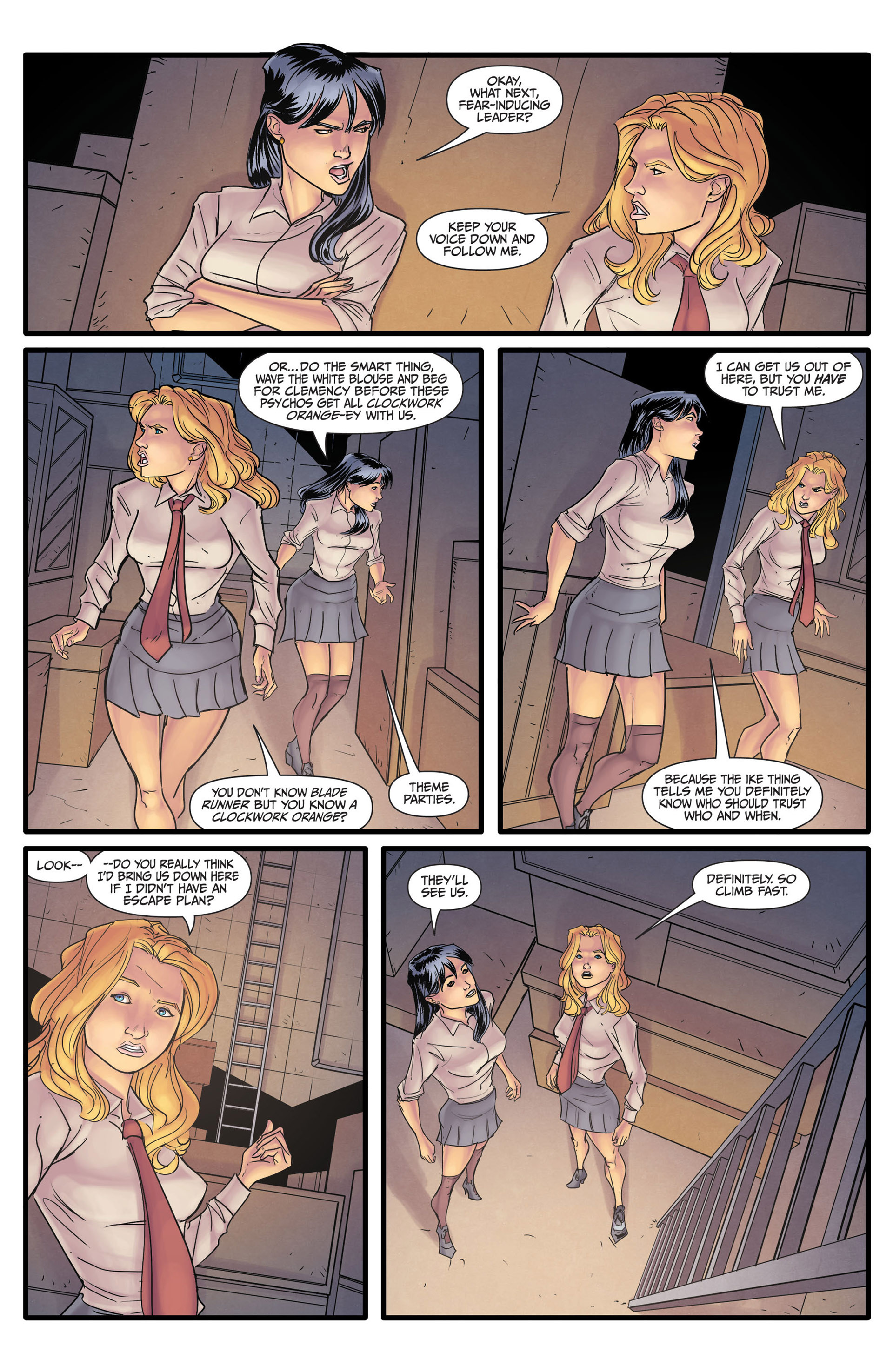 Read online Morning Glories comic -  Issue # _TPB 1 - 146