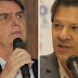 Bolsonaro tem 33%; Haddad passa Ciro e é o segundo colocado com 16%, mostra pesquisa FSB/BTG