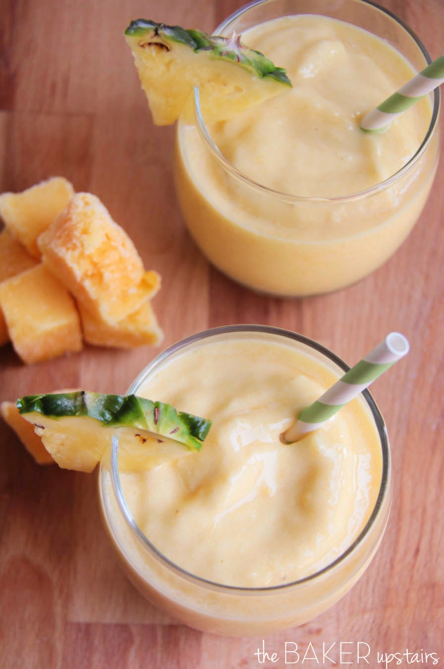 This refreshing and delicious mango pineapple smoothie is like a tropical vacation in a glass! 