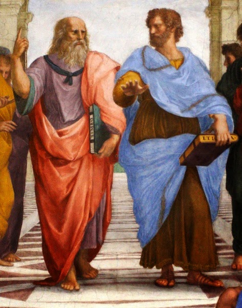 detail from Rafael's School of Athens