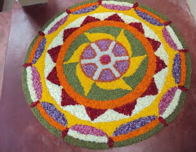 simple onam pookalam simple onam pookalam images