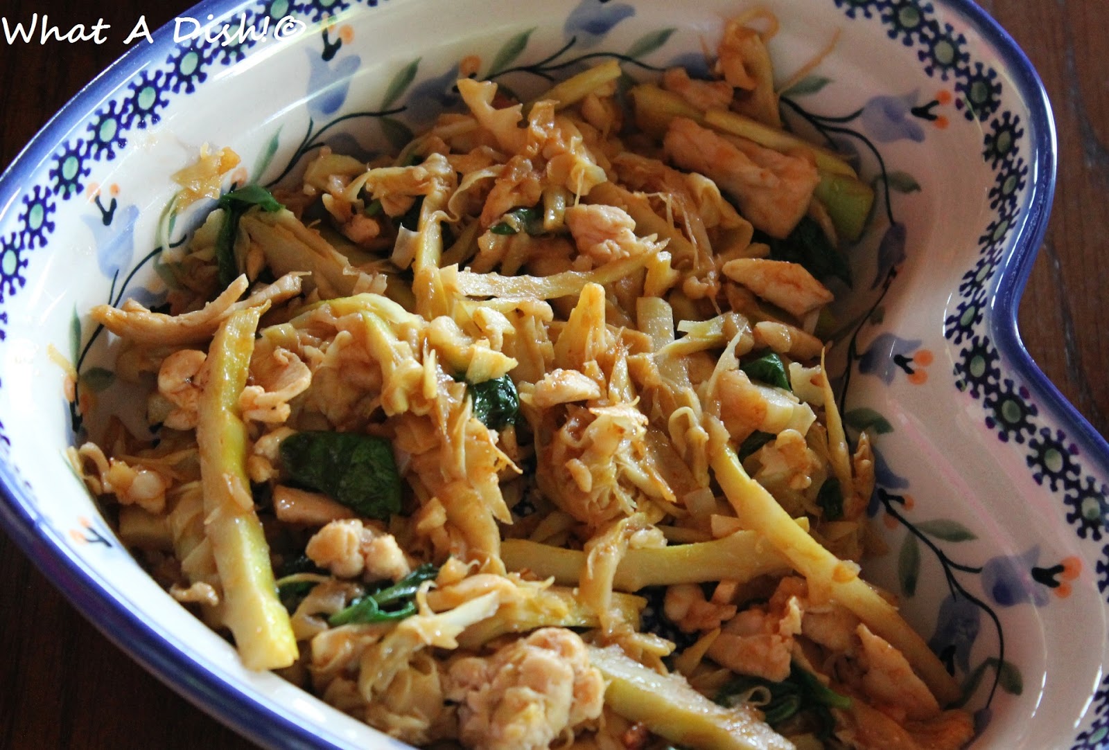What A Dish! Fresh Bamboo Shoot Red Curry (+ Basil Stir Fry)