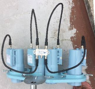 4 lnb sudah terpasang dengan switch diseq 4x1 4 lnb sudah terpasang dengan switch diseq 4x1
