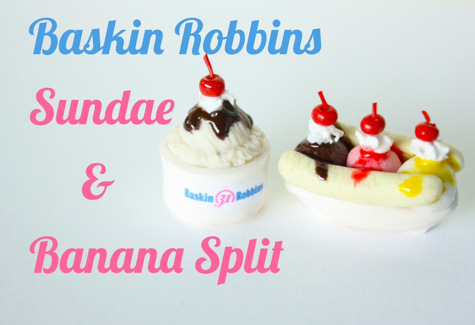 Toni Ellison Baskin Robbins Banana Split & Ice Cream Sundae