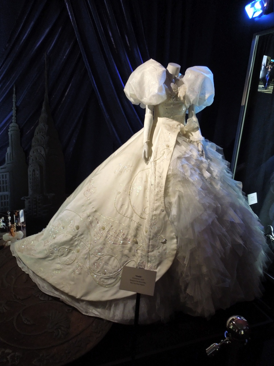Hollywood Movie Costumes and Props: Giselle fairytale gown worn by Amy Adams in Enchanted on