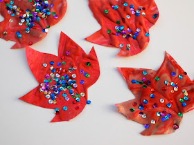 How to make homemade puffy paint fall leaves