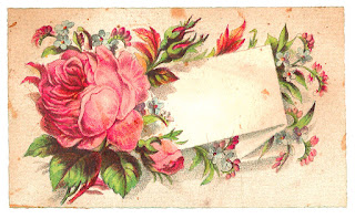 rose digital label design download