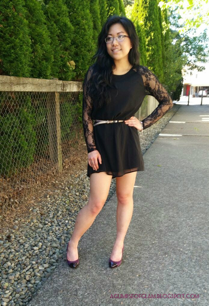 OOTD Inspo: Little Black Dress with Lace Sleeves ft. Banggood - A ...